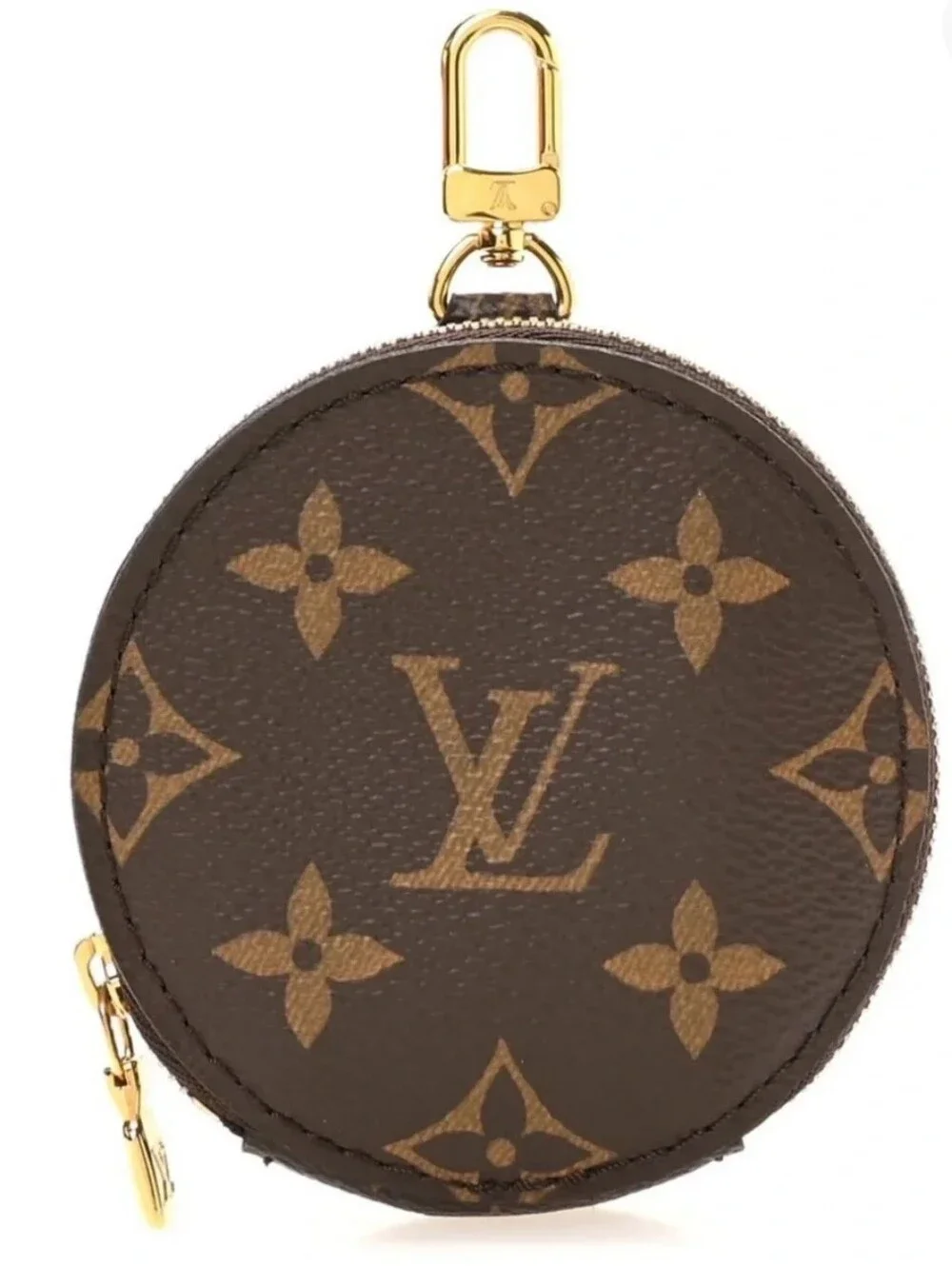 Like NEW!! Louis Vuitton LV Monogram Multi-Pochette Round Coin Purse COMES W/COA